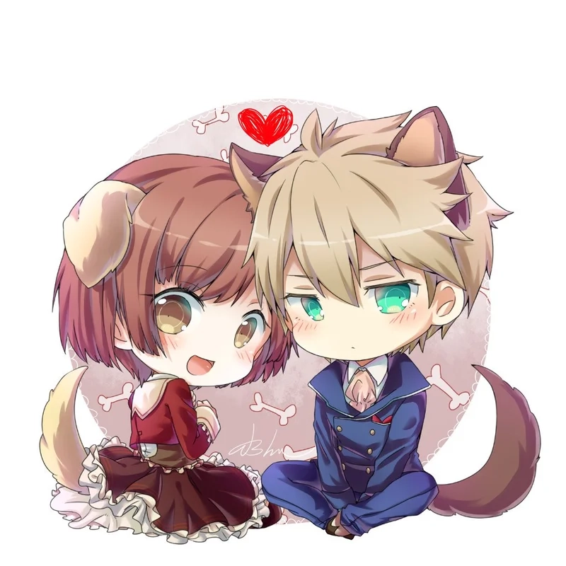 Khám phá ảnh cặp đôi anime chibi cute đáng yêu