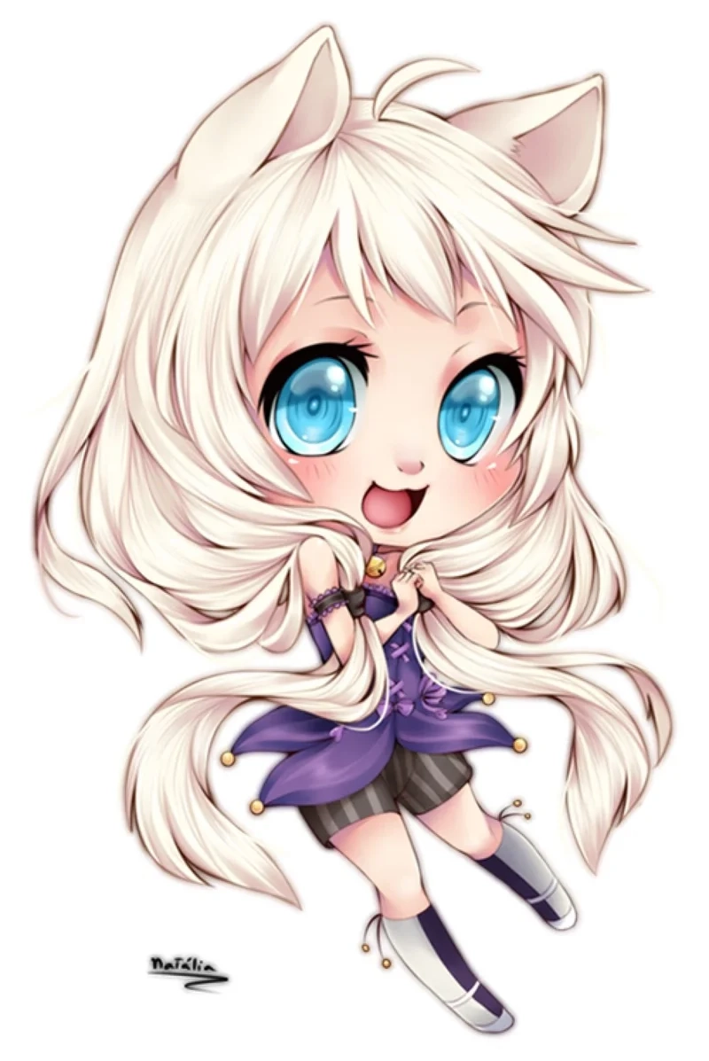 Cảm nhận sự dễ thương qua ảnh chibi nữ cute