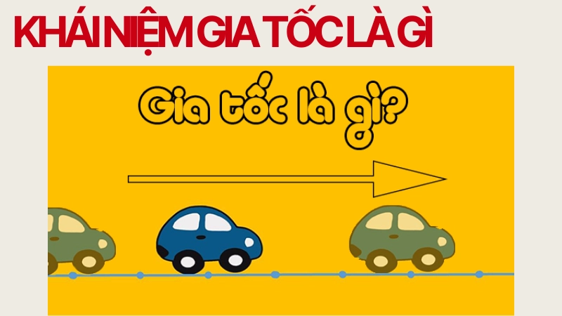 Công thức tính gia tốc trong vật lý cơ bản