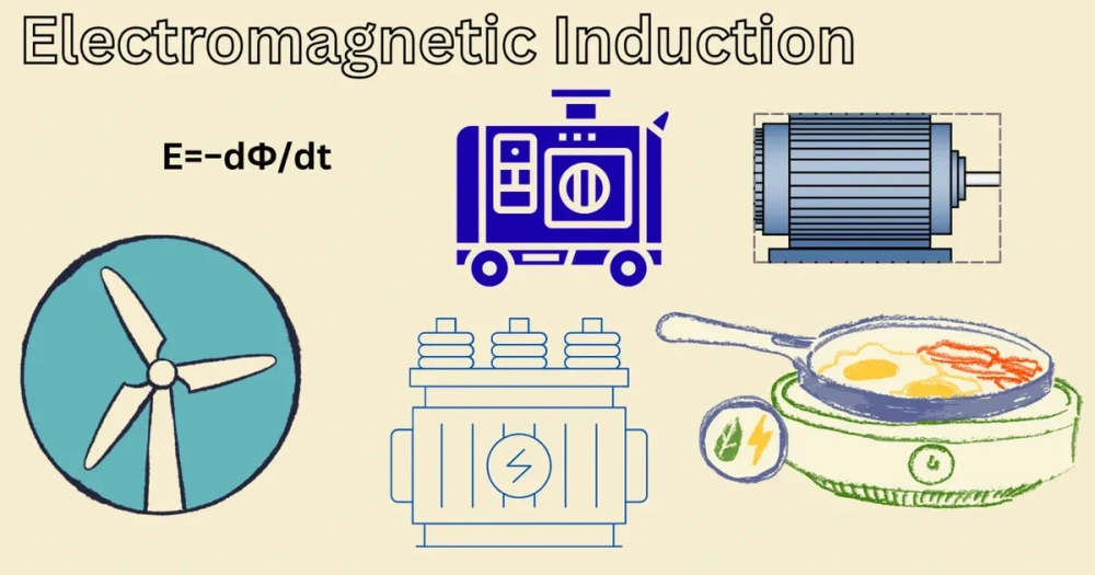 Công thức cảm ứng điện từ Faraday trong sách giáo khoa vật lý