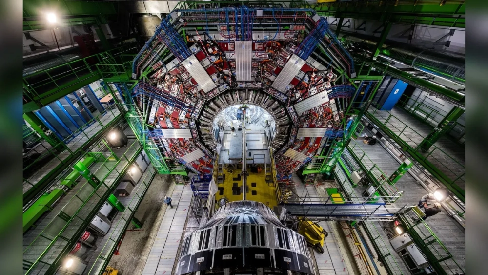 Hình ảnh 4k máy gia tốc hạt Large Hadron Collider sắc nét đến từng chi tiết