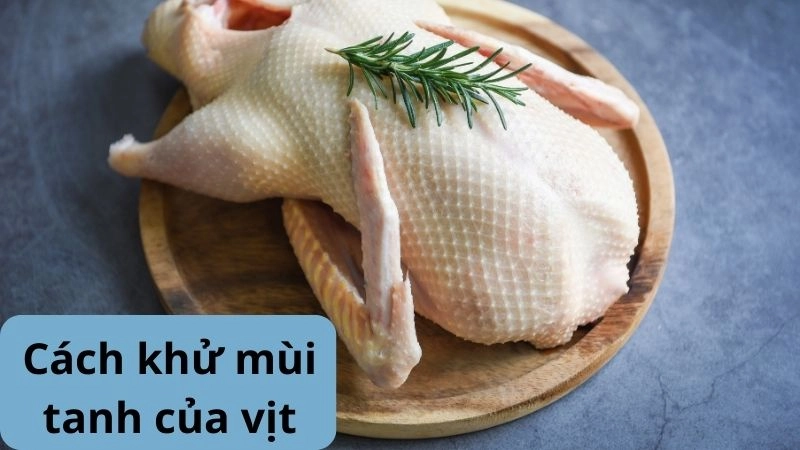 Loại bỏ tuyến nhờn và sơ chế phần phao câu vịt