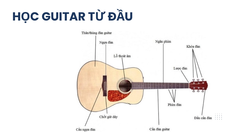Hướng dẫn chơi guitar cho người chưa từng học nhạc
